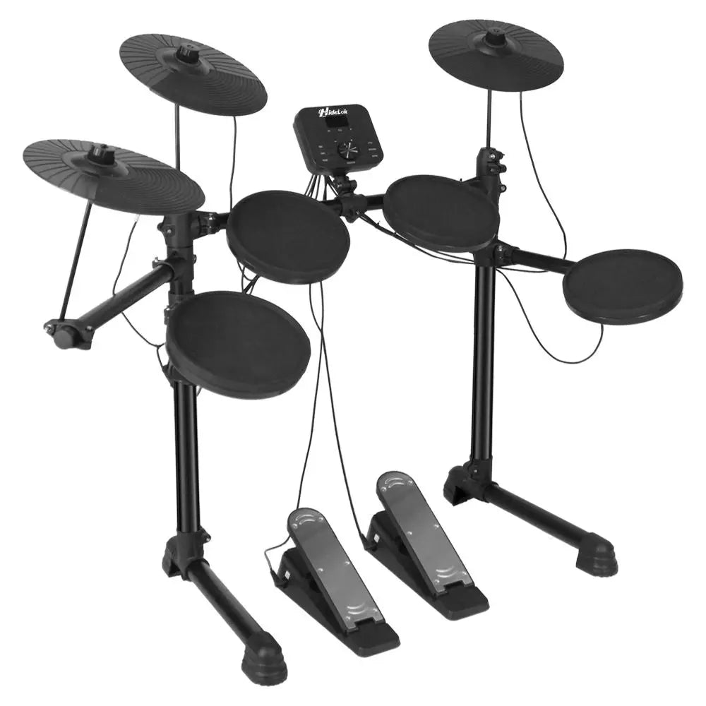 Brand Audio Source Professional Electric Drum Set Electronic Mesh Kick Pedal 440+Sounds Digital Drum Kit for Adult Kid Children